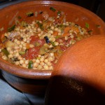 Aromaessenzen Ingwer und Minze verfeinern die Kichererbsen-Tajine