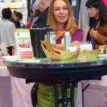 Katja unsere Promoterin am Messestand Consumenta von Arômes de Provence, Onlineshop